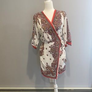 Zara mini wrap dress